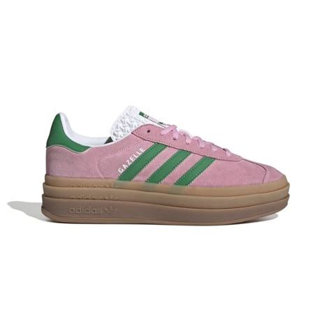 adidas schoenen groen met roze